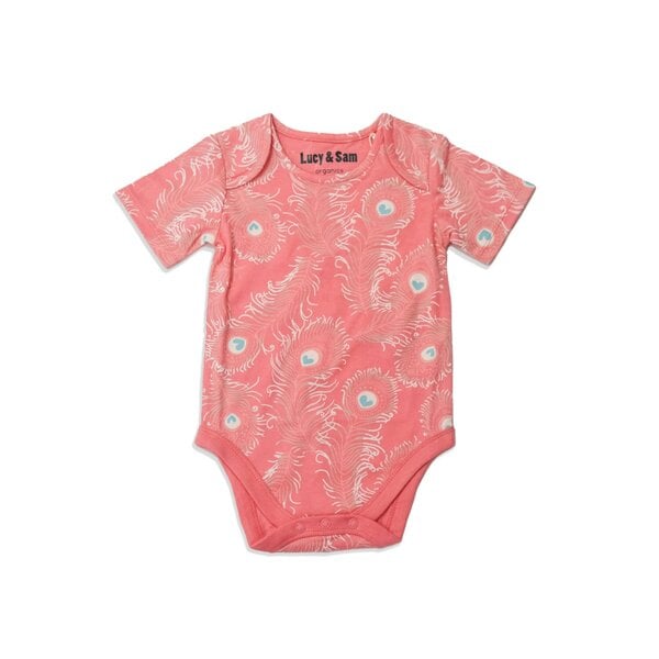 Lucy & Sam Peacock Two Pack Bodysuits