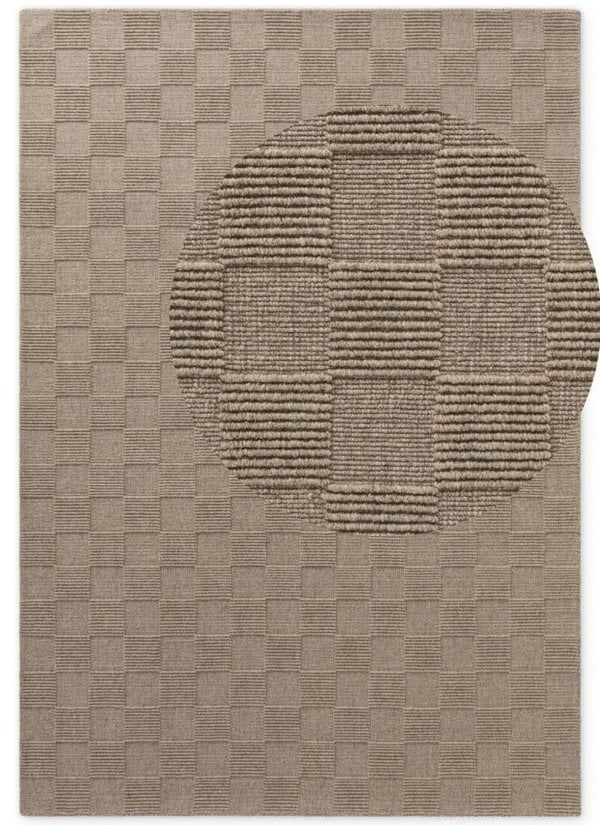 The Rugs Scala Handwoven Wool Rug - Quality Checkered Design