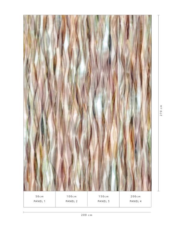 Elle Decoration By Erismann Soft Mirage  - Digital wallpaper in red