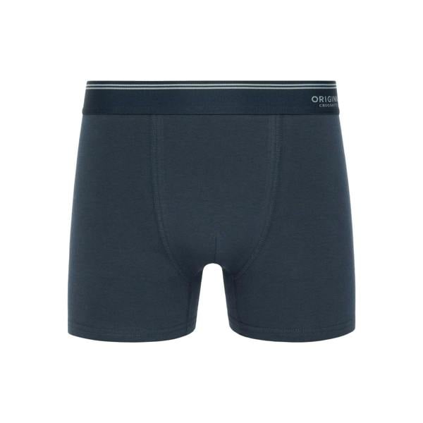 Crosshatch Mens Linatrix Boxer Shorts (Pack of 5) - Blue - 