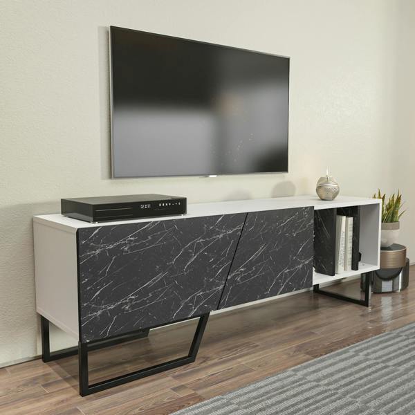 Decorotika Linossa Modern Tv Stand TV Cabinet for TV's up to 60"