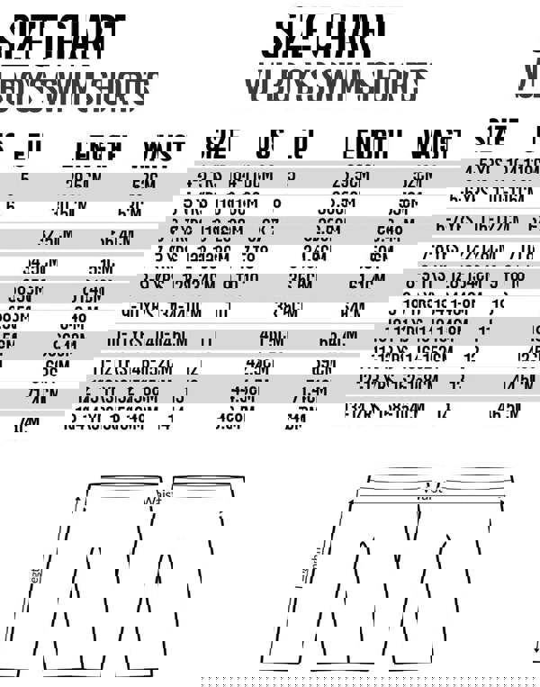 Sonic the Hedgehog Boys Blue Camo Swim Shorts