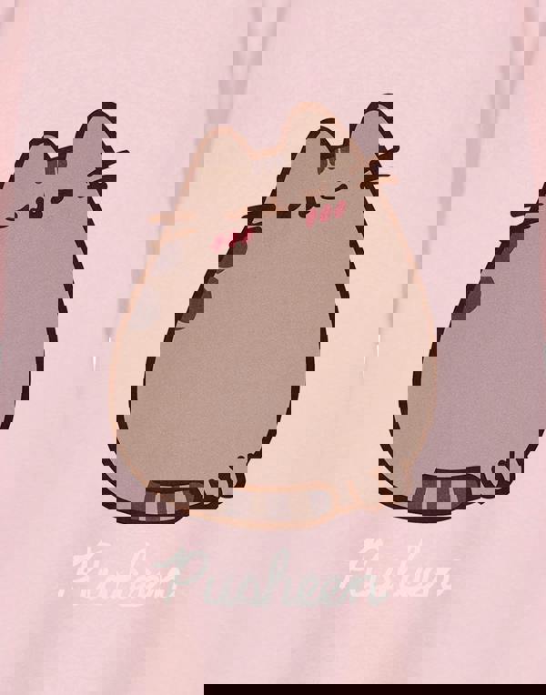 Pusheen Womens Pink Blush Womens Short Sleeved T-Shirt