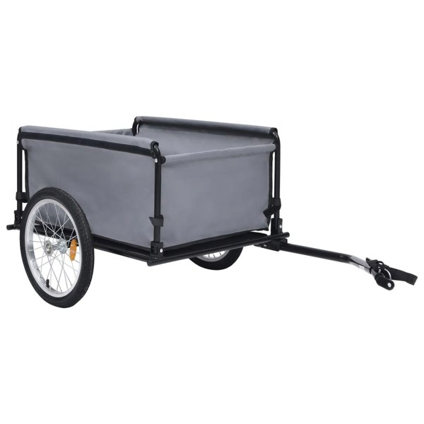 Berkfield Bike Cargo Trailer Black and Blue 65 kg