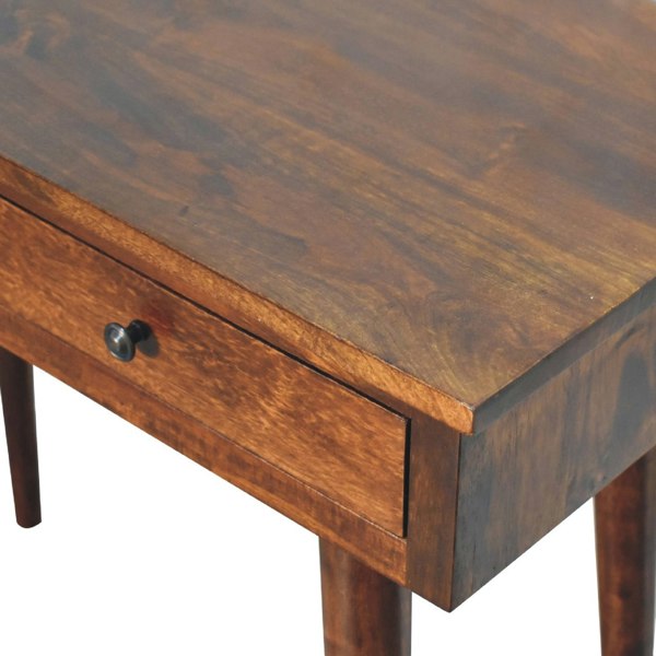 Artisan Furniture Solid Wood Chestnut Hallway 2 Drawer Console Table