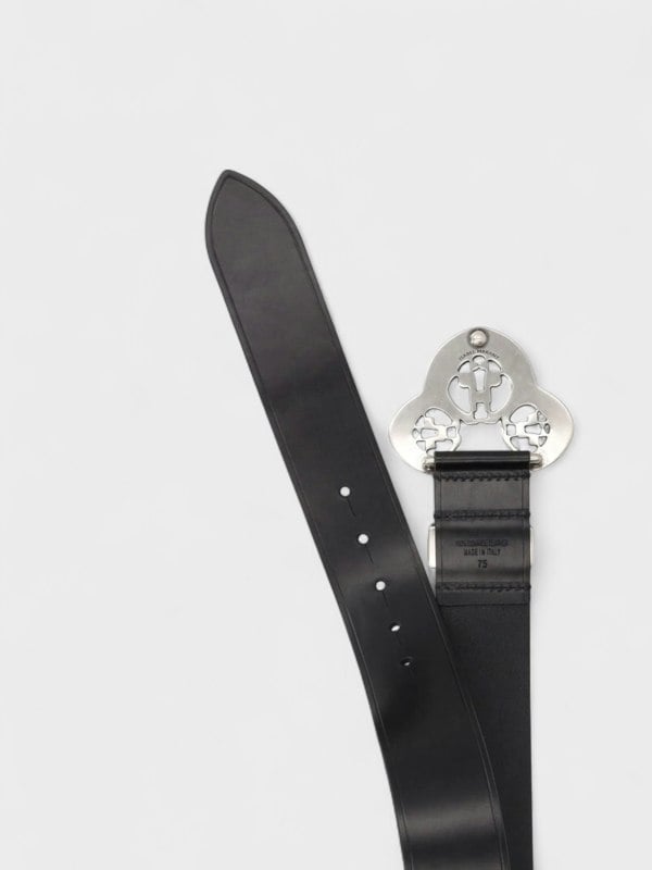 Isabel Marant Adaria Sculptured Buckle Belt Black