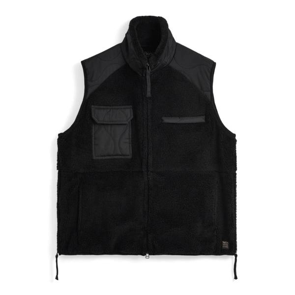 Taion Military Pile Fleece High Neck Vest