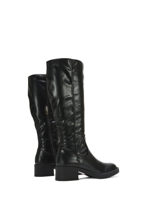XY LONDON Knee High Equestrian Style Biker Riding Boots