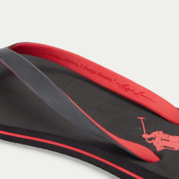 Polo Ralph Lauren BOLT Flip-Flops   in  Red