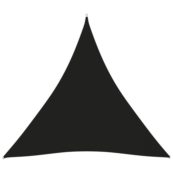 Berkfield Sunshade Sail Oxford Fabric Triangular 3x3x3 m Black