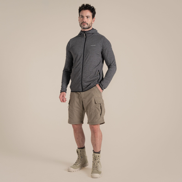 Craghoppers Mens NosiLife III Convertible Cargo Trousers - Pebble