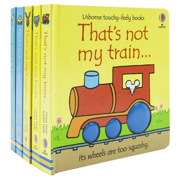 Touchy-Feely Books That's Not My Collection: 5 Books (Train, Koala, Kangaroo, Car, Badger)