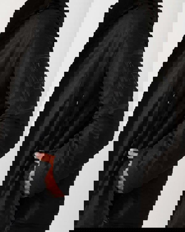 BOSS Green Hexatech Mens Parka - Black 001 - CHO - Designer Mens Parka Coats