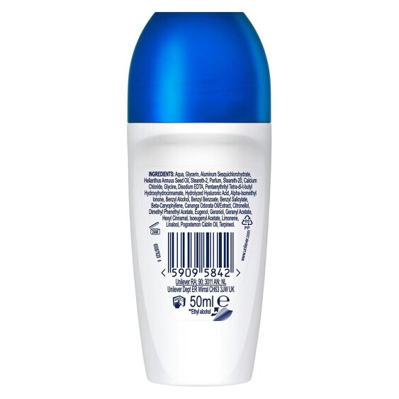Dove Roll On Deo Go Fresh Original 72H Lasting Women's Anti-Perspirant 50ml, 6pk