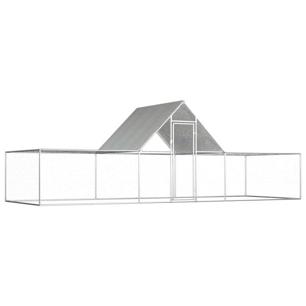Berkfield Chicken Coop 6x2x2 m Galvanised Steel