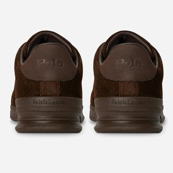 Polo Ralph Lauren HRT CRT III Court Trainers   in  Brown