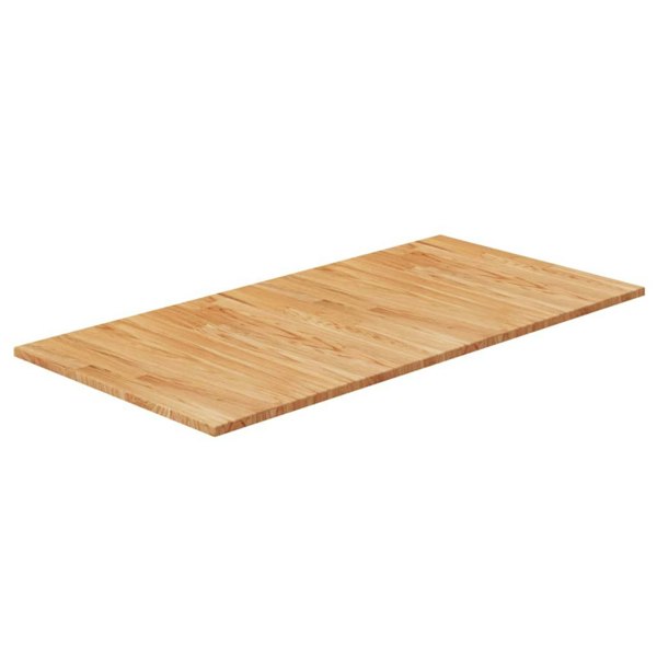 Berkfield Bathroom Countertop Light Brown 100x50x1.5cm Treated Solid Wood