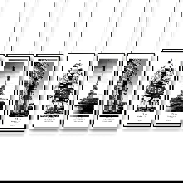 Wall art of Paris | set of 3 framed wall art prints