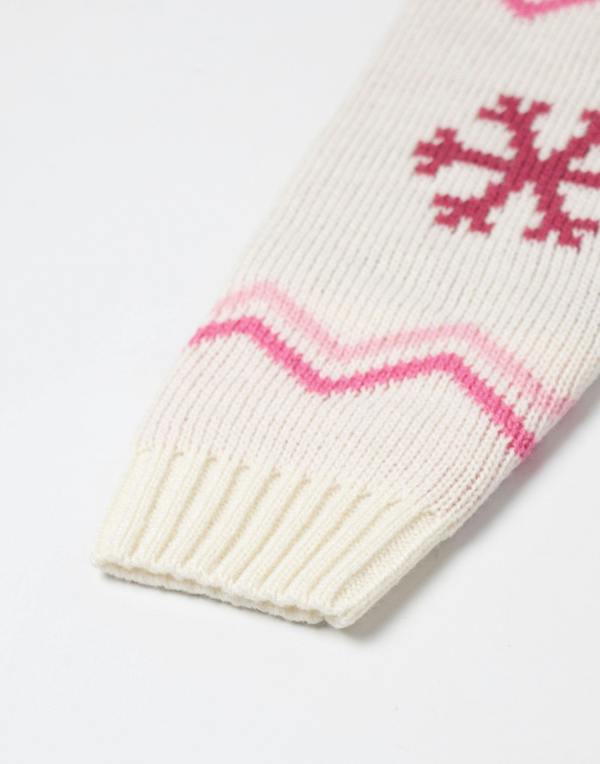 Bluey Girls Beige Character Christmas Jumper