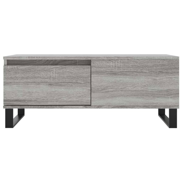 Berkfield Coffee Table Grey Sonoma 90x50x36.5 cm Engineered Wood