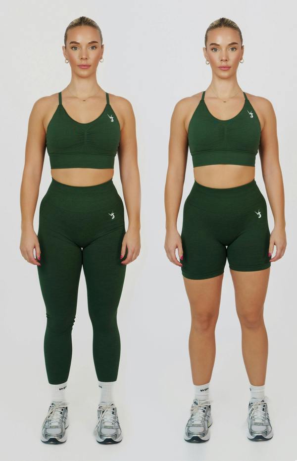 V3 Apparel Tempo 3-Piece Seamless Set - Hunter Green