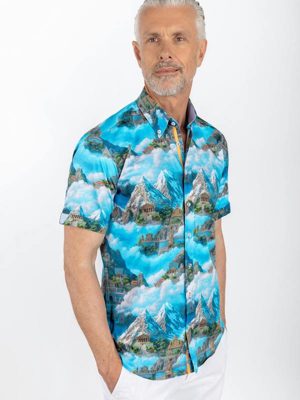 Claudio Lugli The Lost Kingdom Short Sleeve Print Shirt