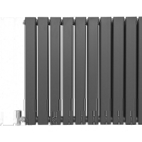 Designer Flat Panel Radiator - Anthracite Grey (600mm x 910mm)