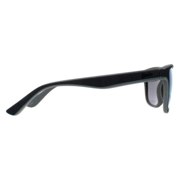 Superdry Sunglasses Rockstep 127 Matte Black Grey Purple Flash Mirror