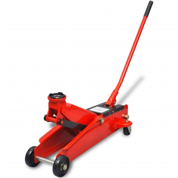 Berkfield Low-Profile Hydraulic Floor Jack 3 Ton Red