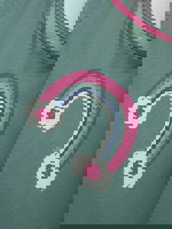 Kite Girls Organic Rainbow Bloom T-Shirt