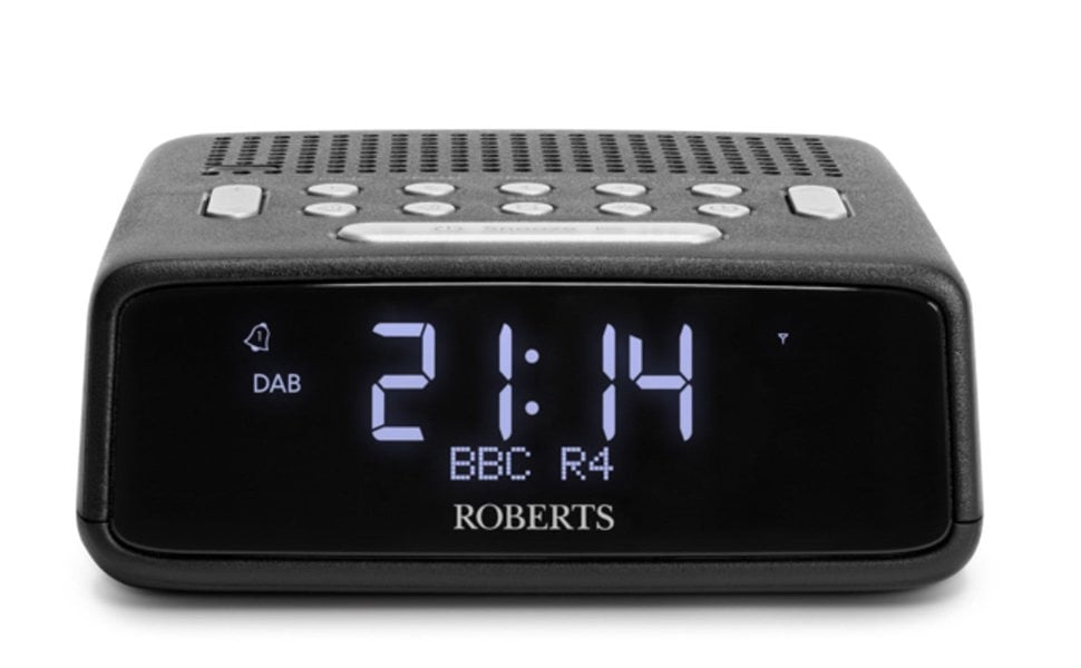 Roberts ORTUSDAB FM/DAB/DAB+ Bluetooth Digital Clock Radio - Free Gift RRP £15
