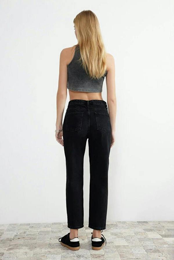 WOVCOR High Waist Mom Jeans