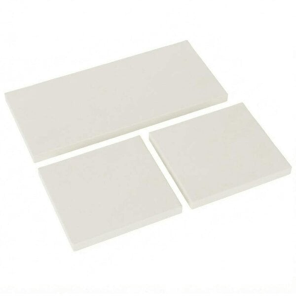 Outdoor Seat Cushion Pads for Rattan Furniture, 3 PCs Garden Furniture Cushions, Cream White