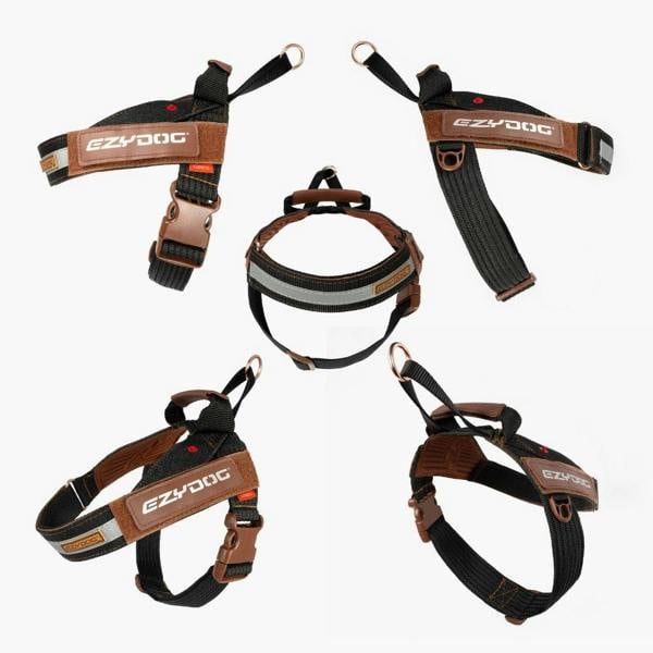 EzyDog Express Dog Harness in Black Denim