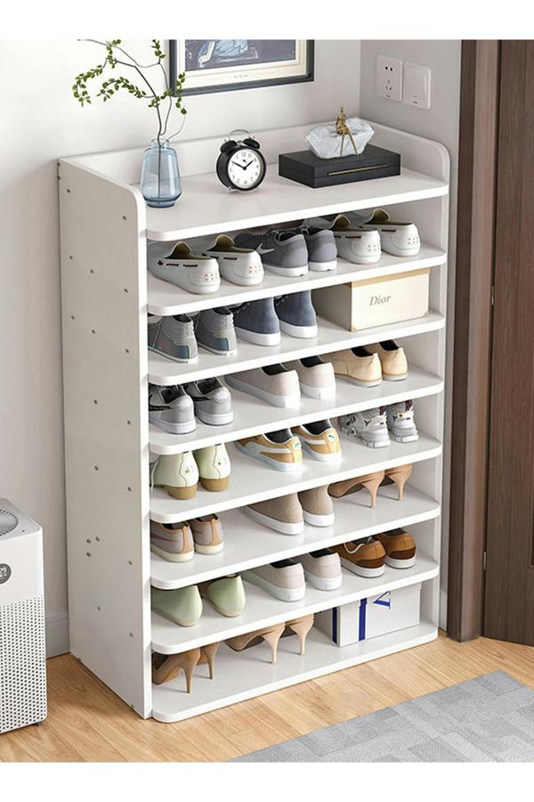 Living and Home 8-Tier Shoe Rack Shoe Cabinet for Entryway