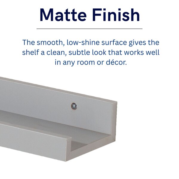Core Products Dura Display Shelf Kit, Lipped Edge, Foiled Finish