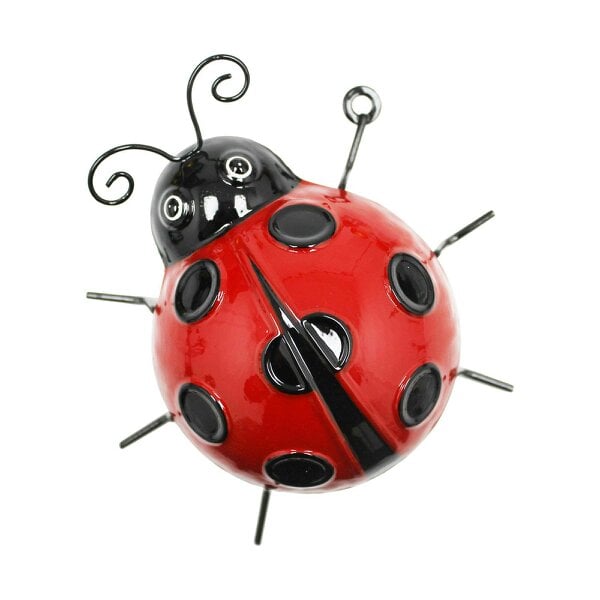 EDH Door Hardware Medium Metal Ladybird Wall Art