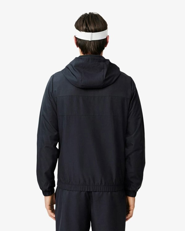 Lacoste Mens Zipped Training Jacket - Graphite/Graphite RT3