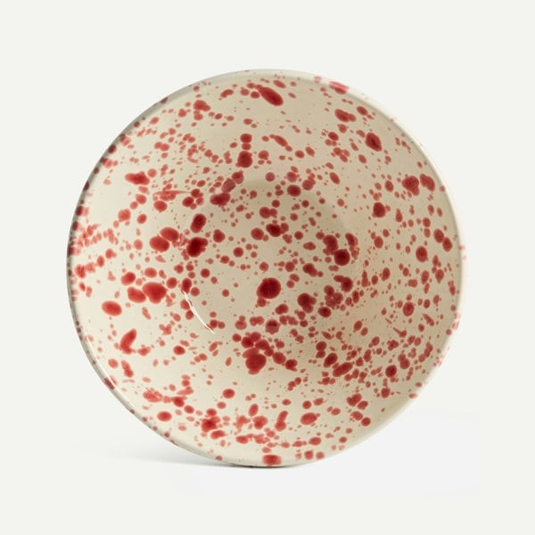 Hot Pottery Salad Bowl Cranberry