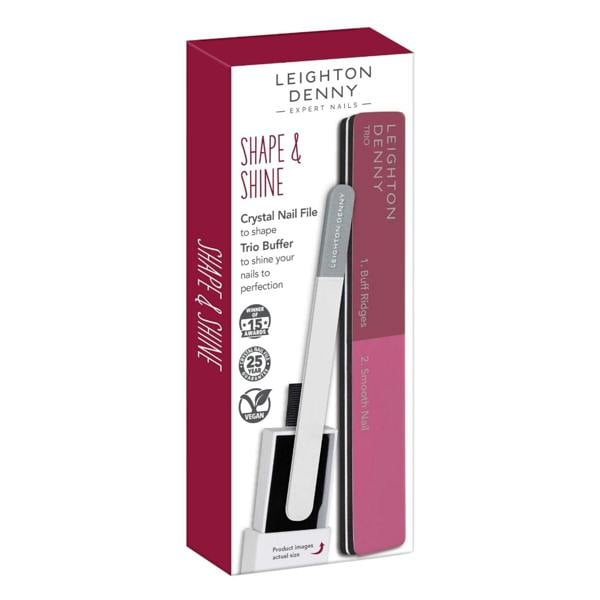 Leighton Denny Shape & Shine - Small Crystal Nail & Trio Duo