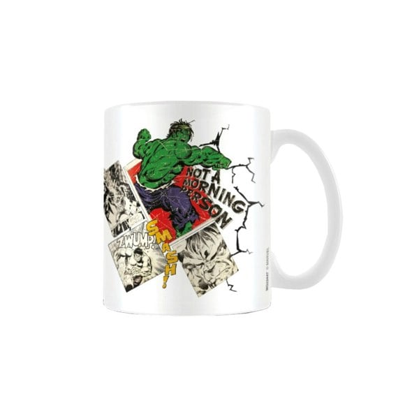 Marvel Not A Morning Person Mug - White/Green/Red