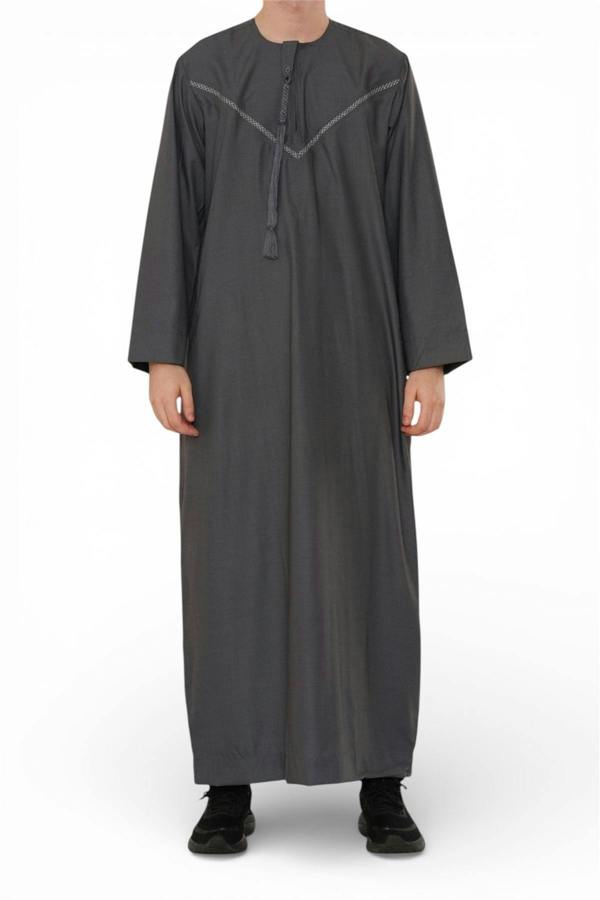 Infinity Leather Men's Eid Moroccan Thobe Robe Djellaba Ramadan Eid Jubba- HM10
