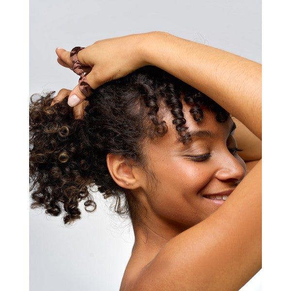 Brushworks Skinny Satin Scrunchies - 6 Pack