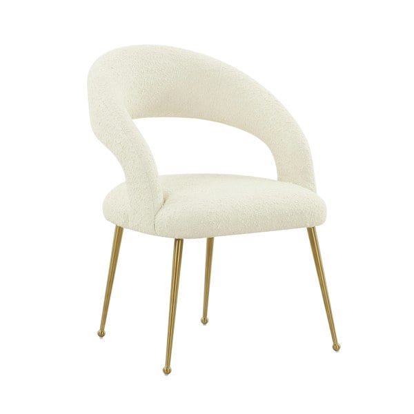 Furniture Edit Rocco Cream Boucle Dining Chair