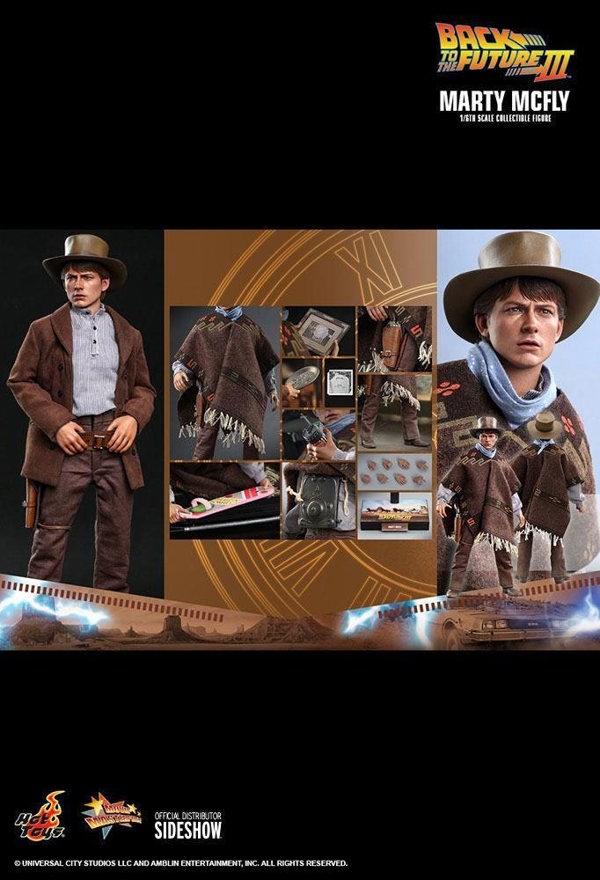 Hot Toys Marty McFly Back To The Future III Movie Masterpiece Action Figure 1:6 Scale Hot Toys 909369