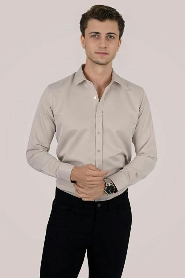 WOVCOR Button-Down Slim Fit Men’s Shirt