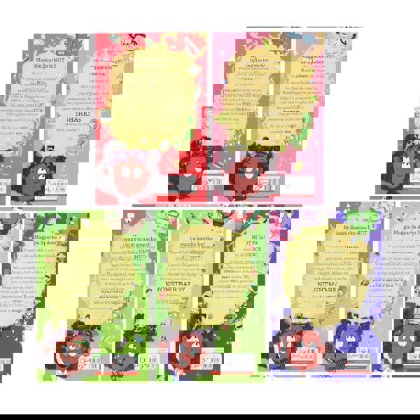 Maggie Sparks Series 5 Books Collection Set: A Witch and her Adventures with Aliens, Monsters, Slime and more by Steve Smallman (Free Audio Book)