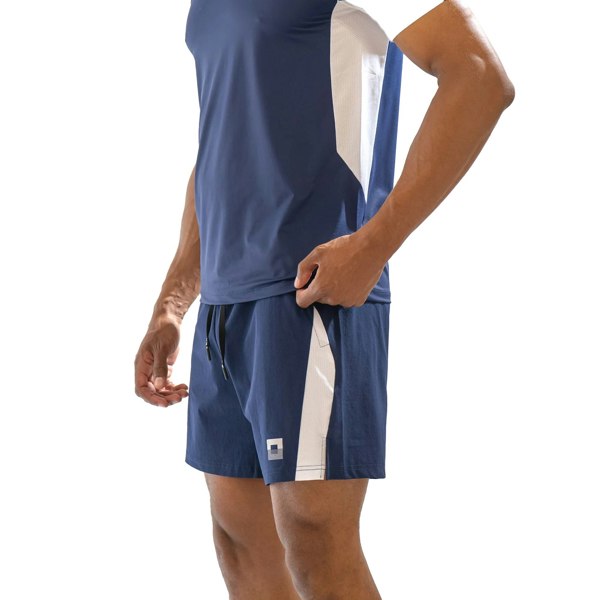 REFLECT Zone Tech 7-Inch Shorts Navy Blue/White
