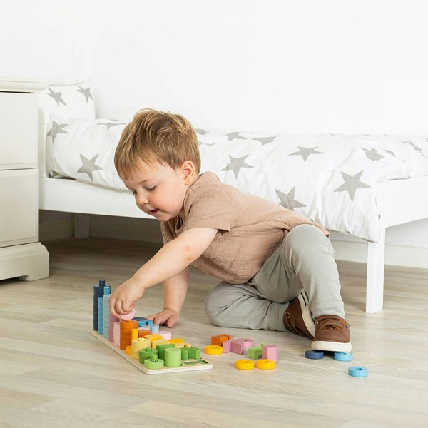 Bigjigs Toys 1-10 Wooden Counting Puzzle Board