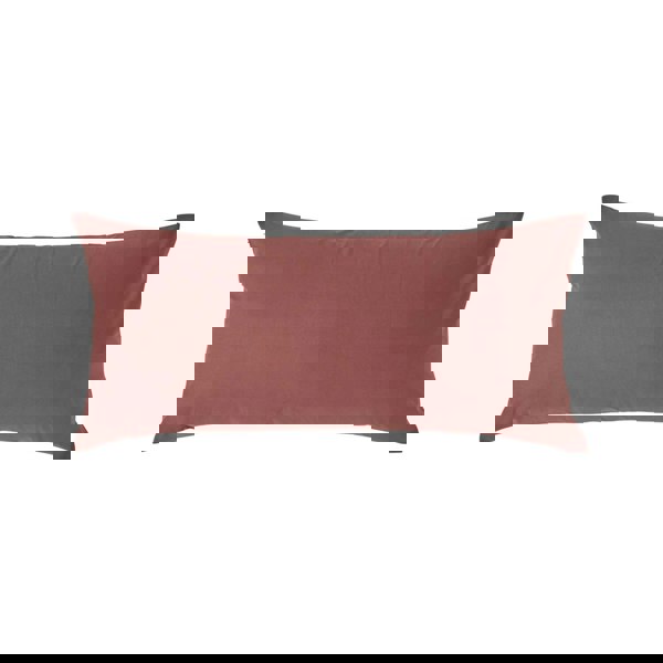 HOMESCAPES Crisp & Cool 200 TC Egyptian Cotton Percale Housewife Pillowcase, European Size